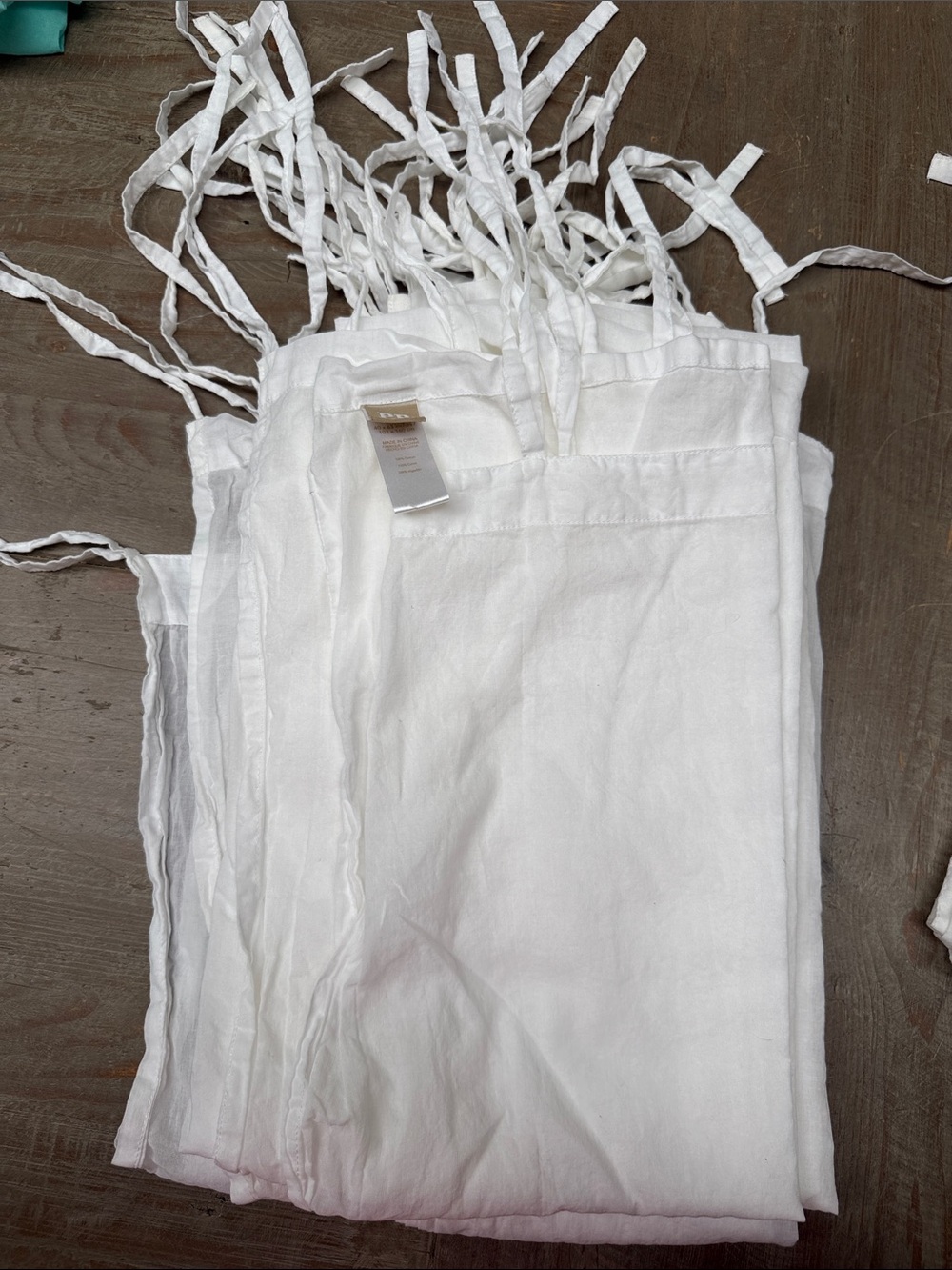 PB Teen Curtain panels white - 40 x 63 in.